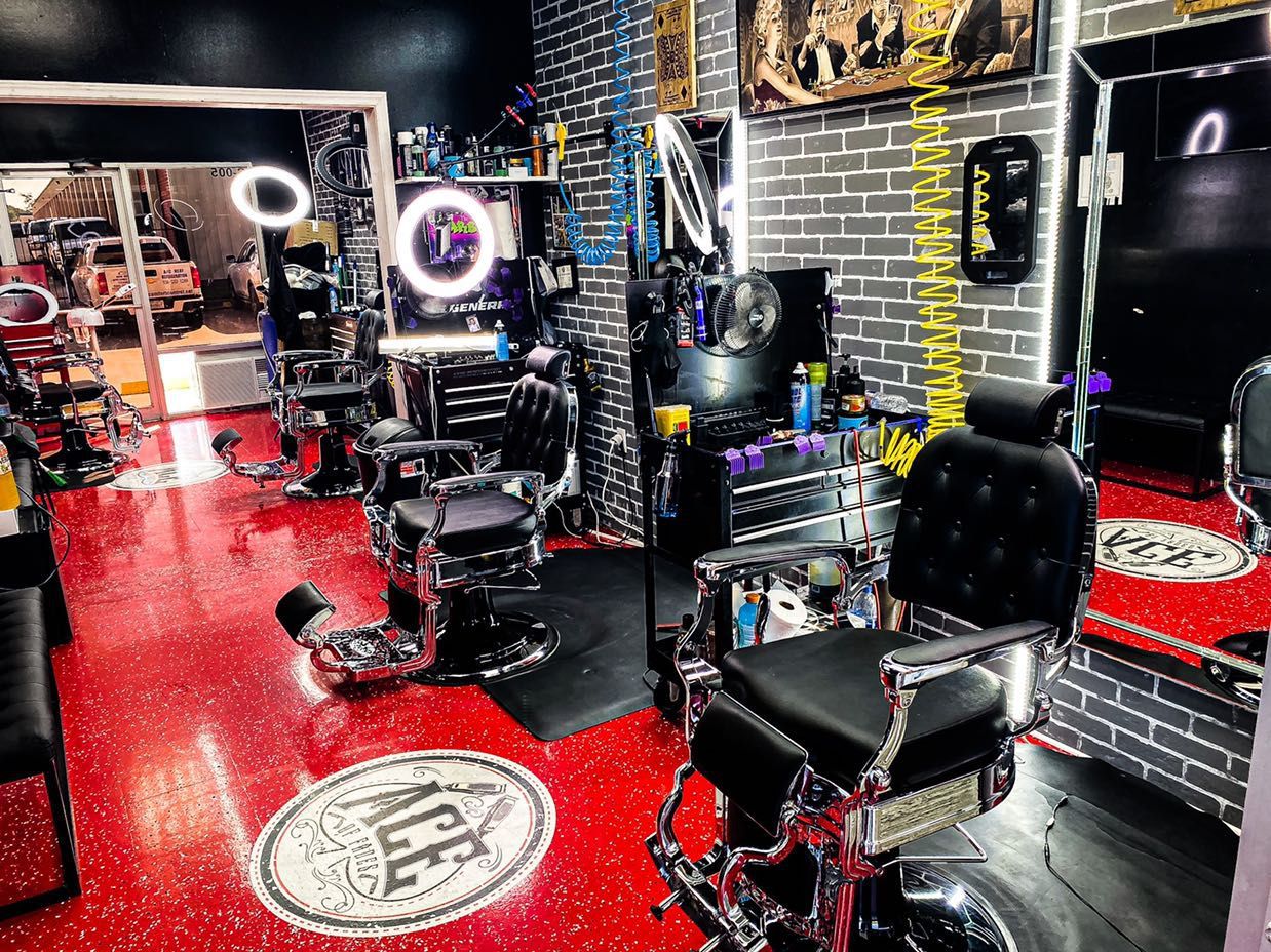 ACE of FADES barbershop interior